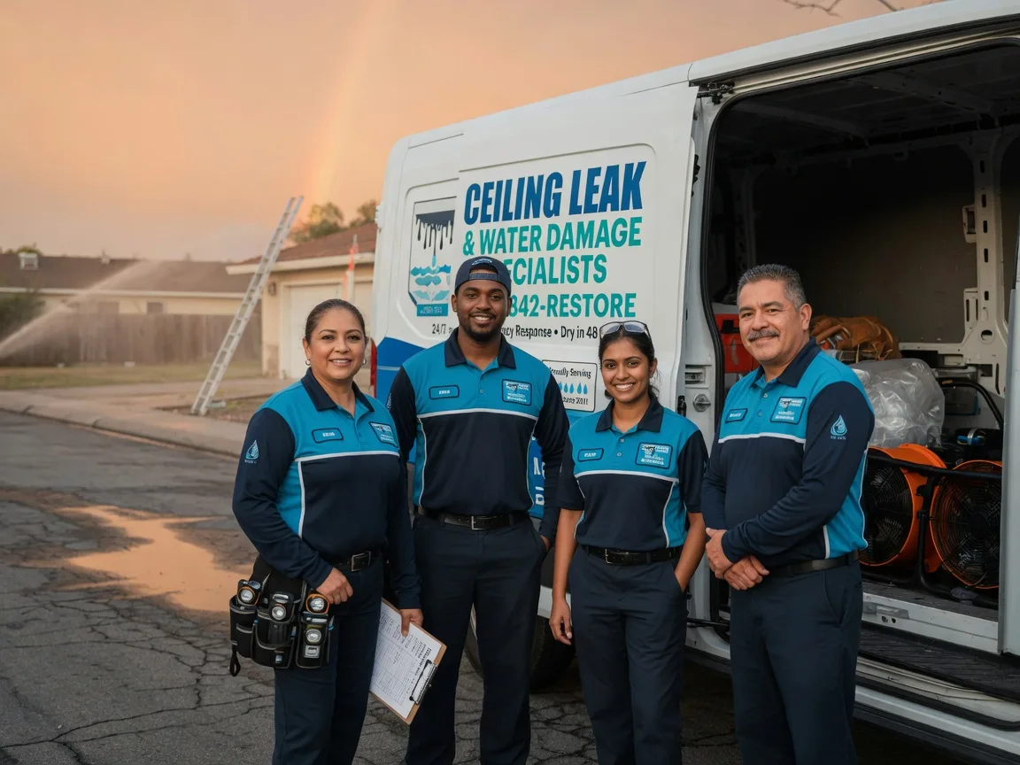 Ceiling Leak Cleanup company in Nome, TX